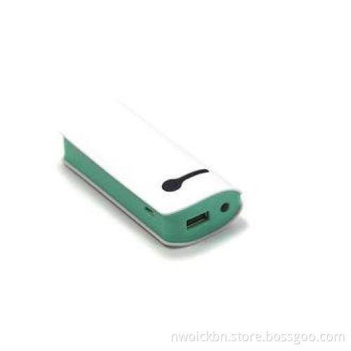5600MAH Fashion Portable USB Power Bank , White Emergency M